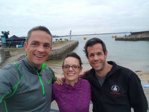 Garron, steve and Andrea Dublin 70.3 2016